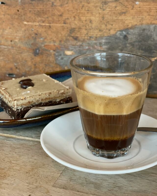 Macchiato and brownie required to get us through the rest of Friday!!