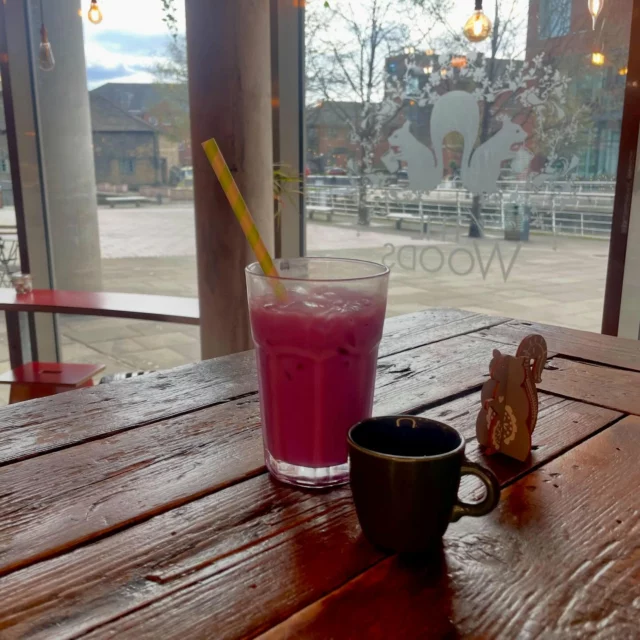 Brighter warmer days mean one thing, more iced drinks come get your cold coffee fix with our brilliant ube iced latte as delicious as it is vibrant !!